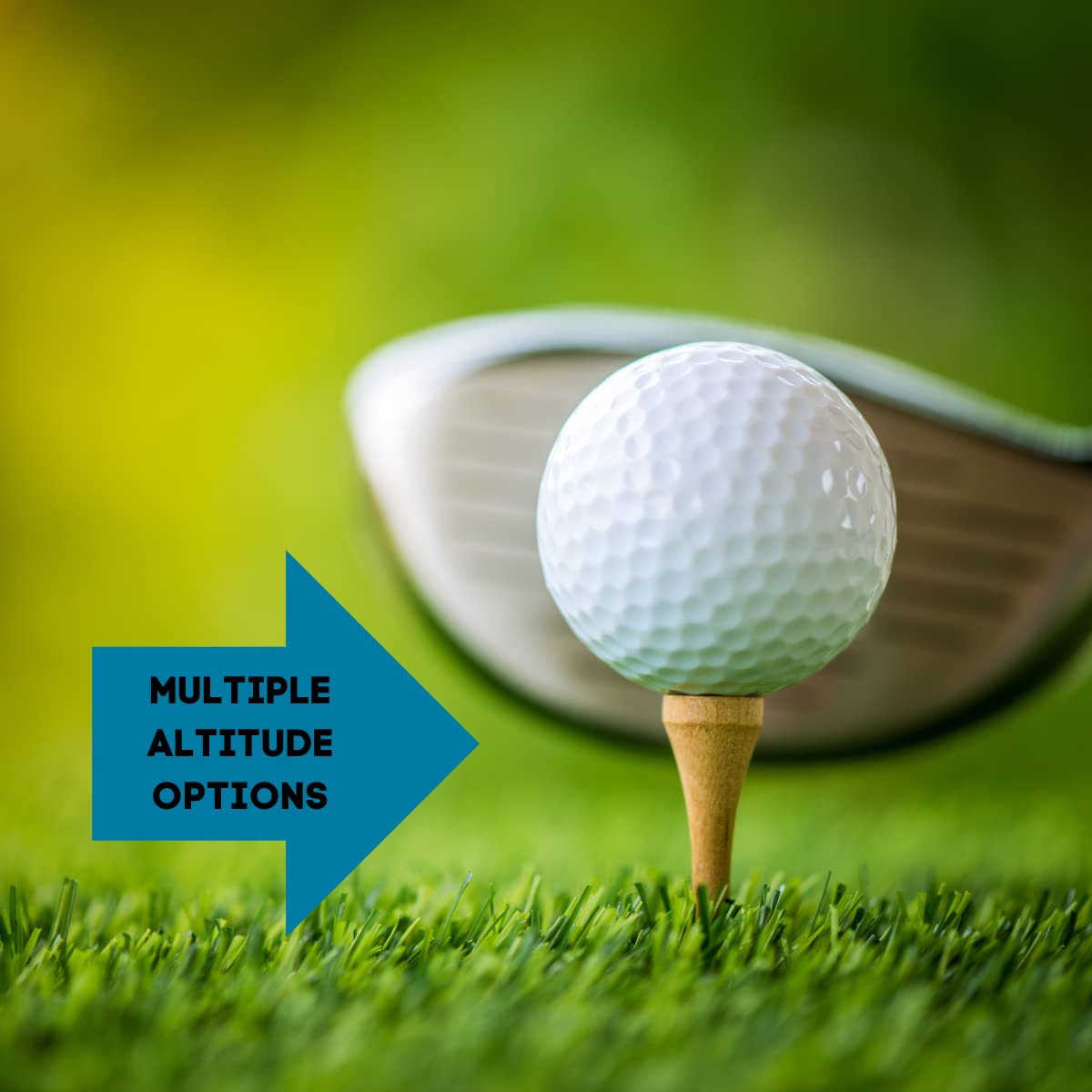 BluBall Bamboo Golf Tees - Adjustable Bamboo Tees Stronger Than Wood - 100 Golf Tee Pack of Size 3-1/4 Inch | Biodegradable Golf Tees Cause Less Friction