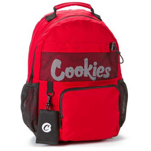 COOKIES Backpack – Large Travel Backpack for Men & Women, Carry-On Personal Item, Spacious Bag - Red