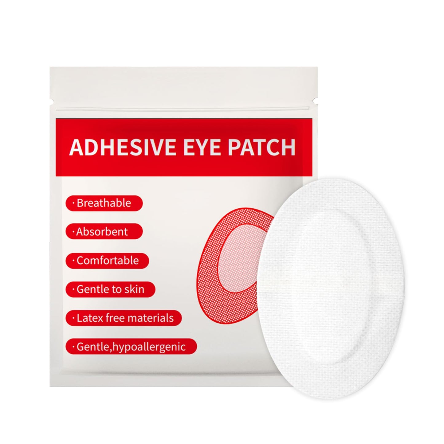 40pcs Non-Woven Eye Pads Patches Adhesive Bandages Wound Dressings for Adults