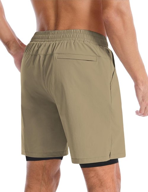 Aolesy Men's Running Shorts - Quick Dry Athletic Gym Shorts with Pockets | 5''/7'' Sizes Available