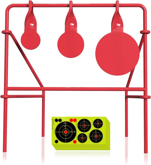 BB Gun Targets - 15-Pack Portable Spinning Targets for Outdoor Shooting | Ideal Birthday Gift for Kids
