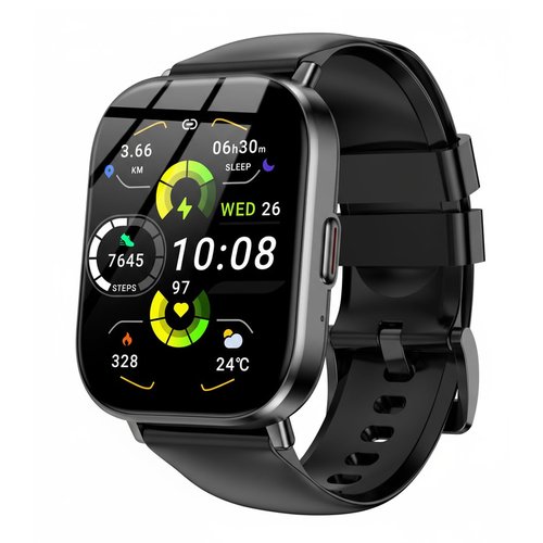 ganopterygon Smart Watch with 2.01" HD Touchscreen, Bluetooth Calls, 130+ Sports Modes, 24/7 Heart Rate & Sleep Monitor, IP67 Waterproof, iOS/Android Compatible