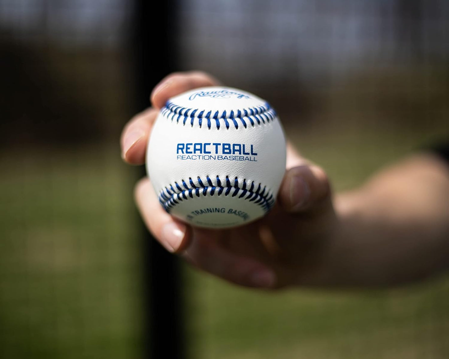 Rawlings Pro Style REACT Training Baseball - Enhance Skills with Superior Grip & Control