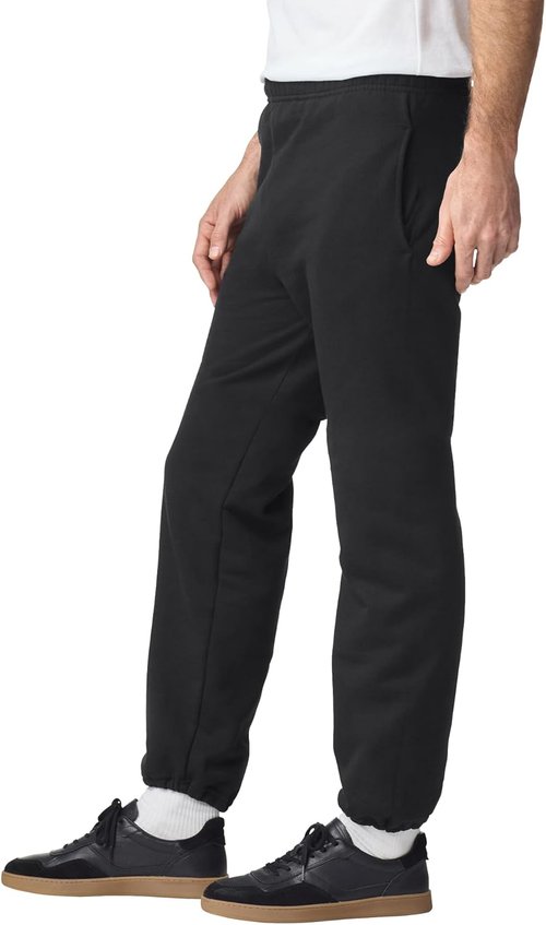 Gildan Fleece Sweatpants - Elastic Bottom with Pockets | Comfortable Adult Fit