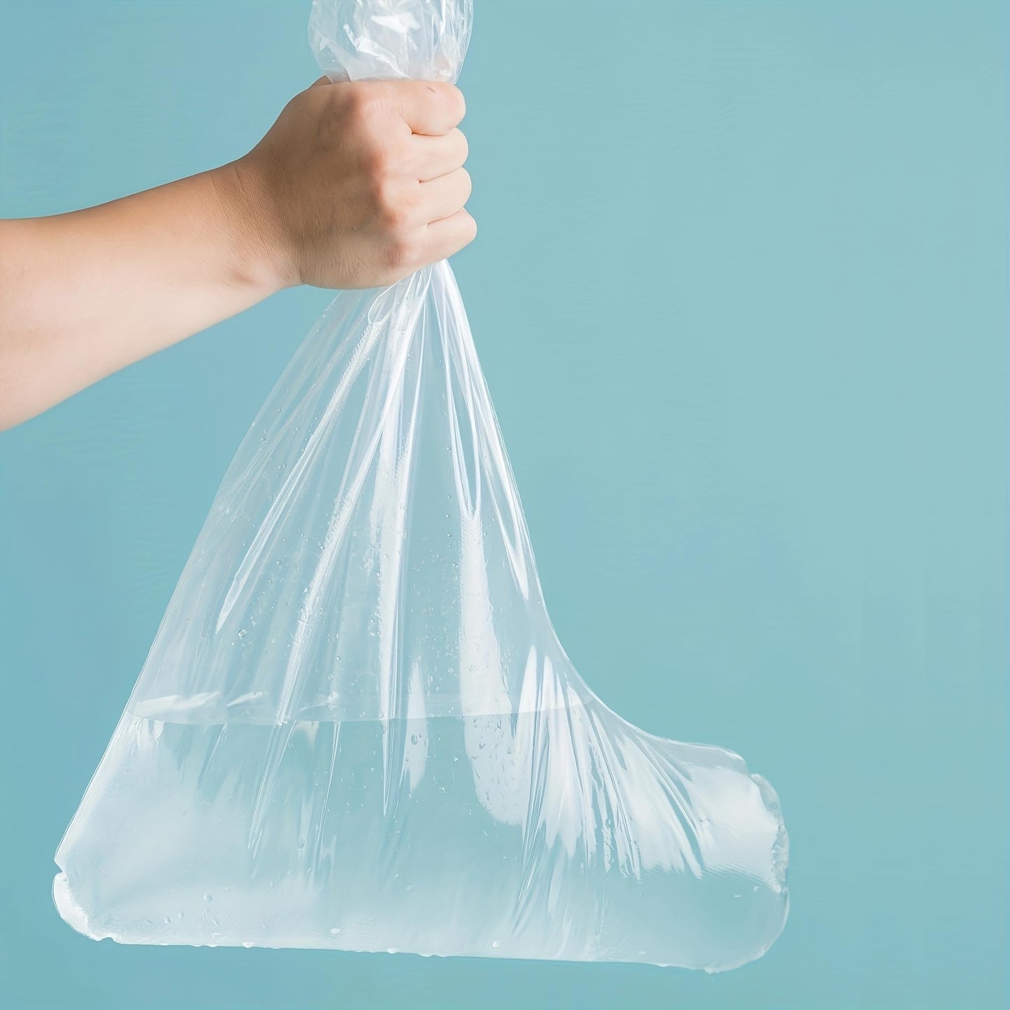 Fancystyle Pack of 20 Disposable Thicker Boot and Shoe Covers 19 inch Tall Extra Large Resistant Water/Skid Resistant Clear (20)