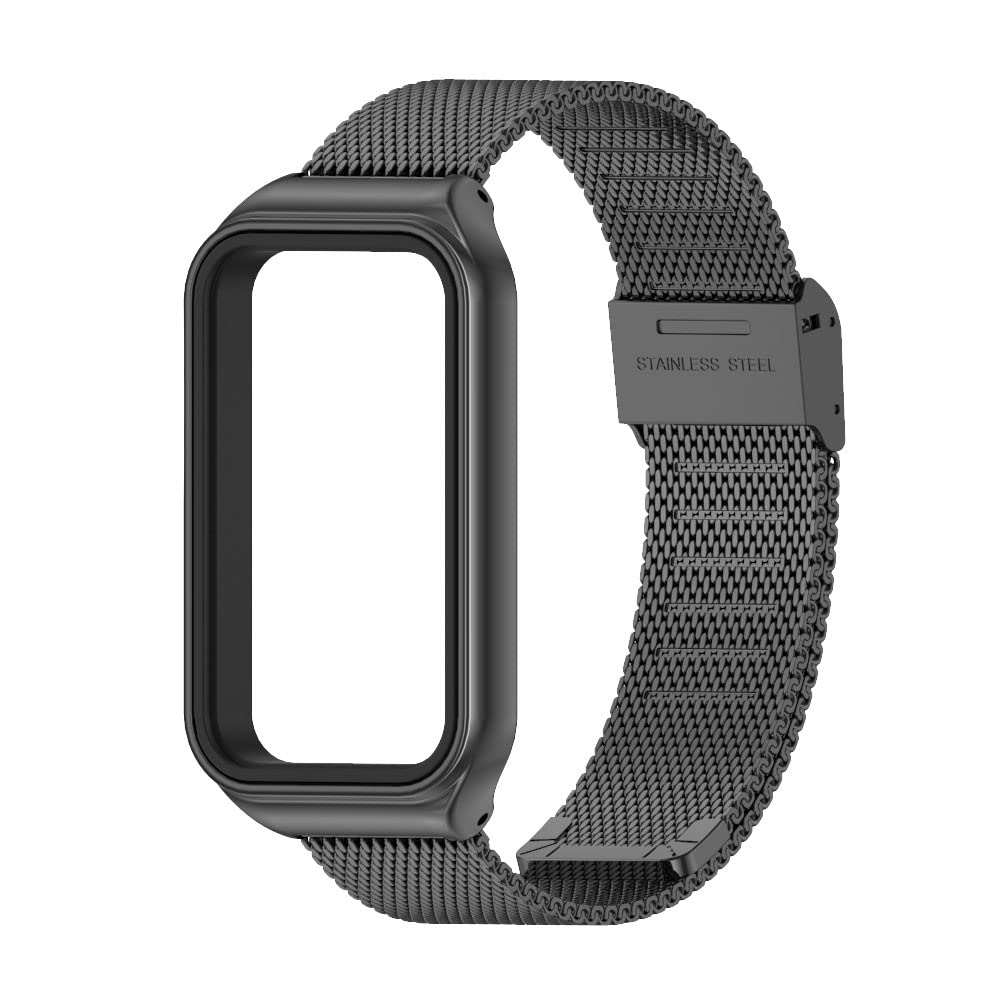MIJOBS Metal Replacement Strap for Amazfit Band 7 - Compatible with Amazfit 7 Fitness Tracker