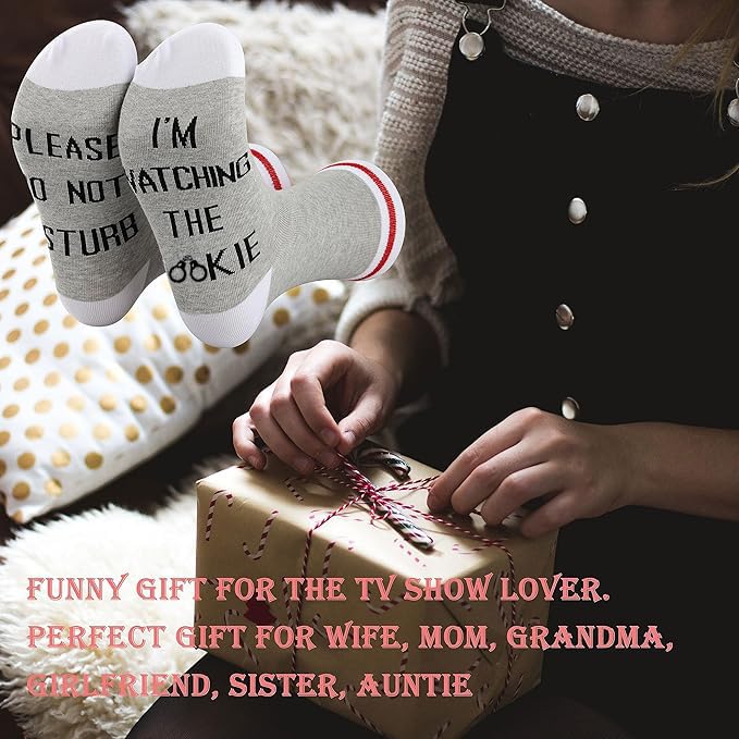 GJTIM Do Not Disturb TV Show Socks - Crime & Comedy Inspired Gift for Women