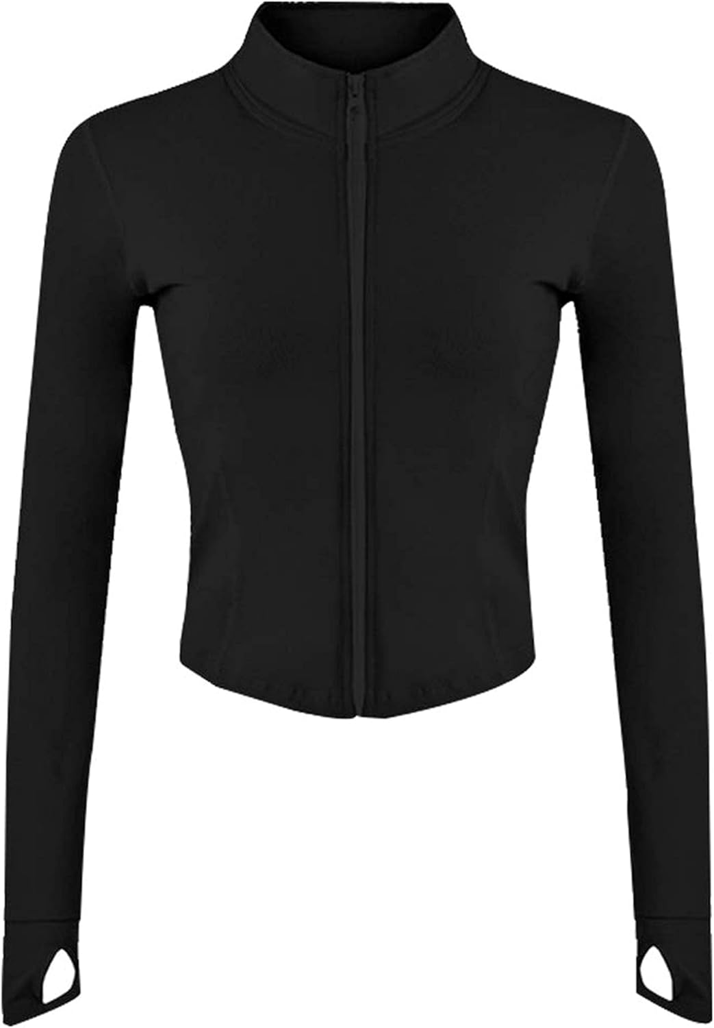 Tanming Women's Full Zip Workout Jacket - Seamless Design for Yoga & Running | Slim Fit, Versatile Style