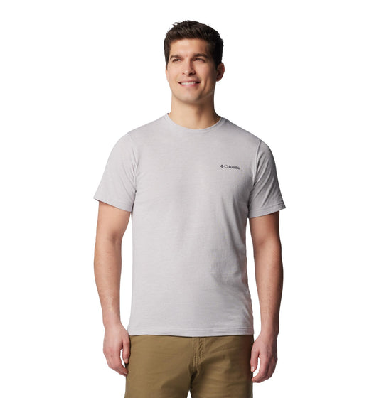Columbia Mens Thistletown Hills Short Sleeve T-Shirt, Columbia Grey Heather, 3X