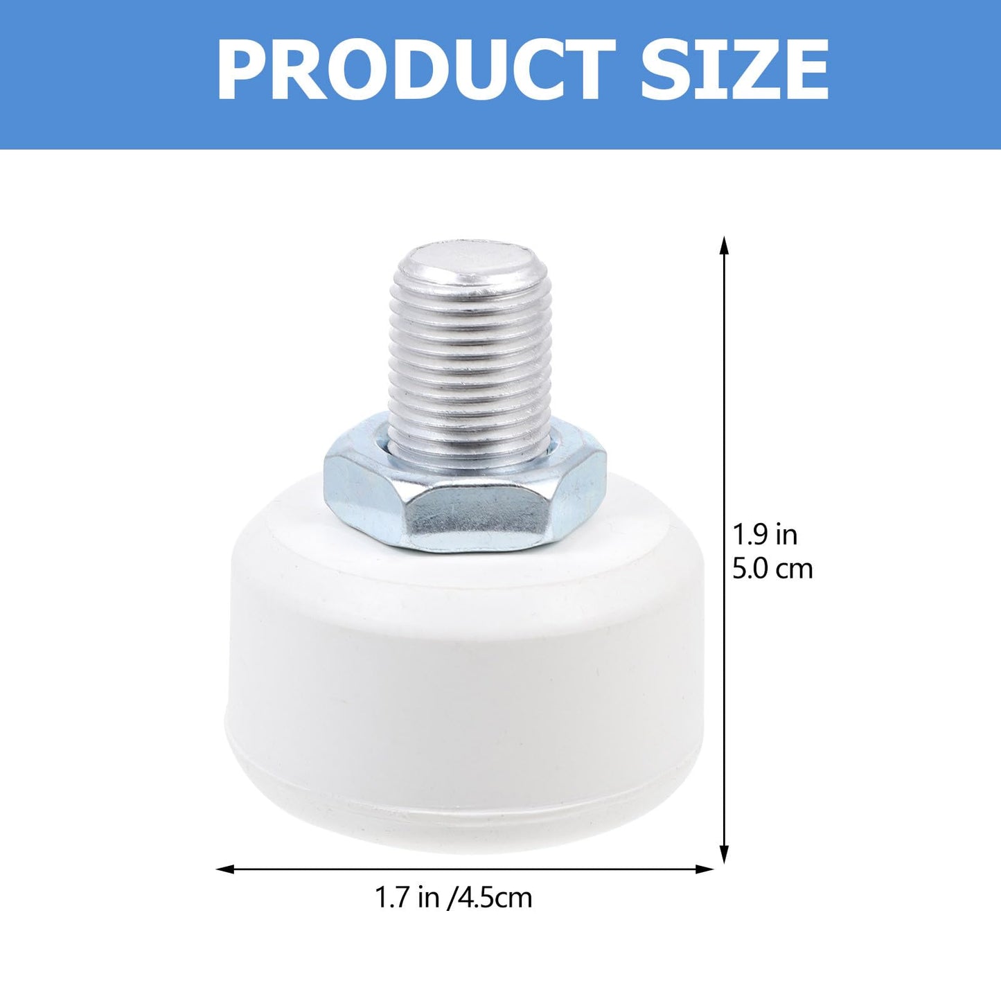 Kisangel Roller Skates Toe Stops Adjustable Brake Block for Inline and Quad Skates Lightweight Rubber Roller Skate Stopper for Smooth Quiet Stops