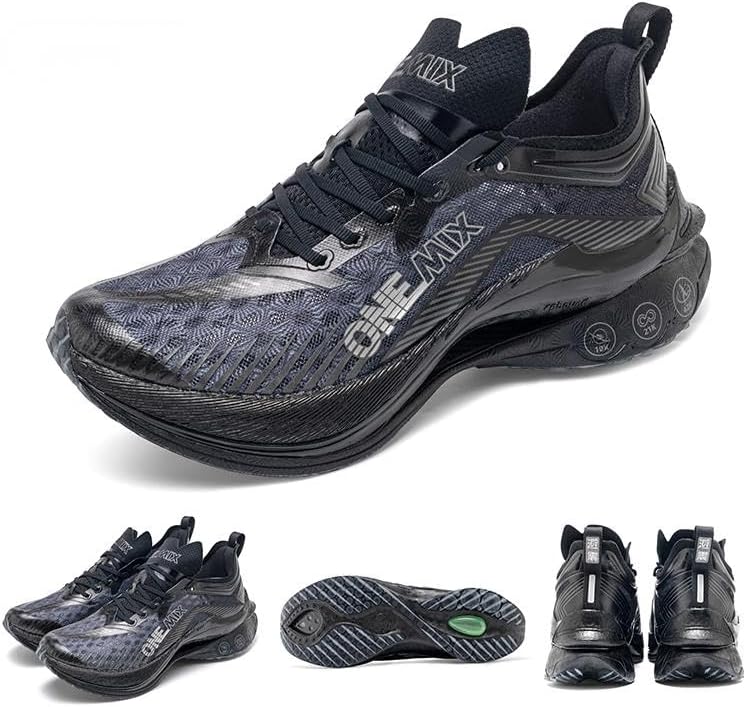 ONEMIX T700 Carbon Plate Running Shoes - Ultra-Light, Shock-Relief Sneakers for Men | Professional Stability