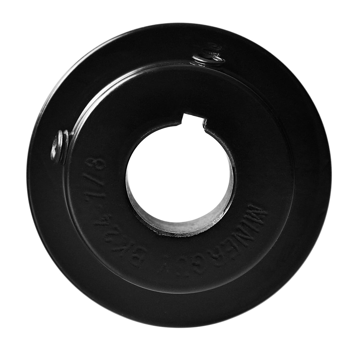 MINERGUY BK2478 Pulley/Sheave, Cast Iron 2.5" OD, Single Groove Pulley V Style B Belt 5L for 7/8" Keyed Shaft