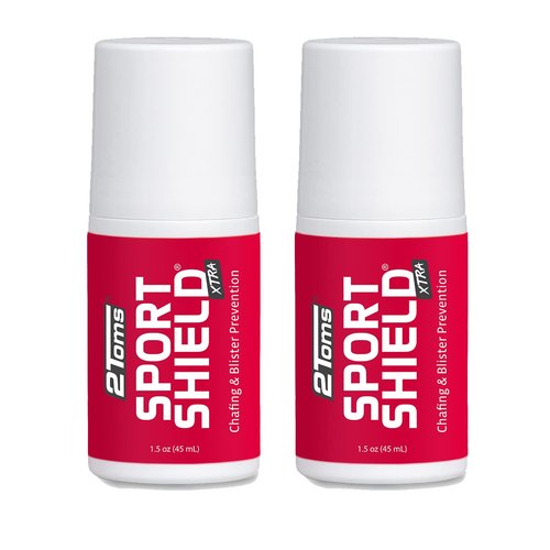 2Toms SportShield Xtra, Soothing All Day Anti-Chafe Prevention, Waterproof Protection from Thigh Chafing and Skin Irritation, 1.5 Ounces, 2 Bottles