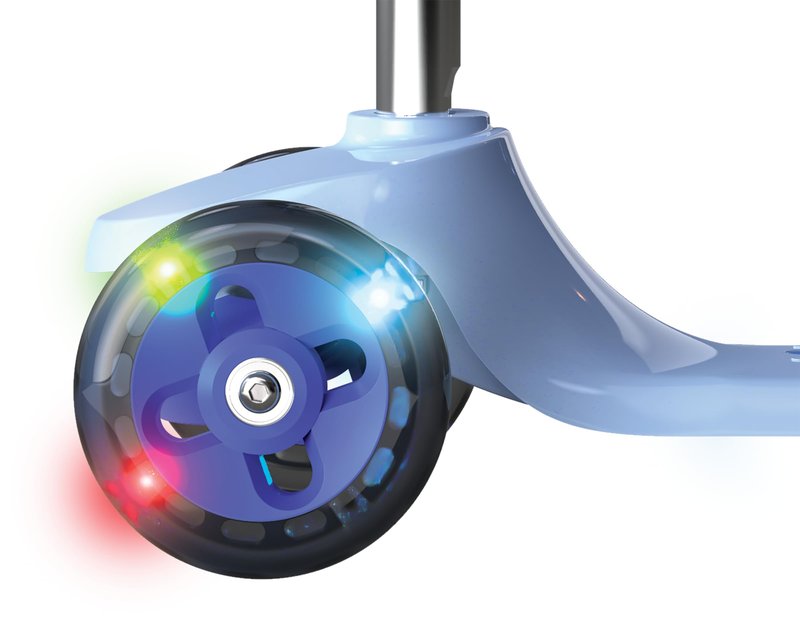 Razor Rollie, 3-Wheel Scooterfor Younger Children, Seated and Stand-UpRiding Options, Light Up Wheels