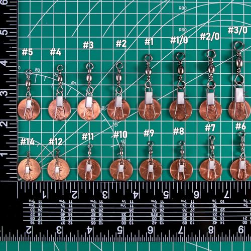 Fishing Snap Swivels - 50 Pack #12 (26Lb) Stainless Steel Tackle