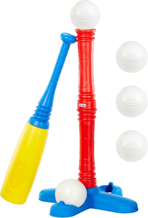 Little Tikes T-Ball Set - Red with 5 Balls | Perfect for Toddlers Ages 18+ Months