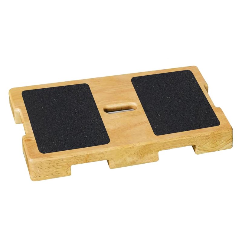 Wood Resistance Band Platform Base, Resistance Band Foot Plate, Fitness Exercise Board Footplate, Step Board for Workout Board for Home Gym