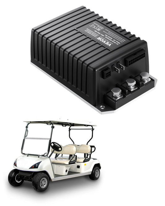 VEVOR Golf Cart Speed Controller, 36V and 350A, DC Motor Controller Replacement for 1994-2019 EZGO Golf Carts, IP65 Rated Protection, Aluminum Alloy & ABS Housing, Compatible with 1206-4301 Models