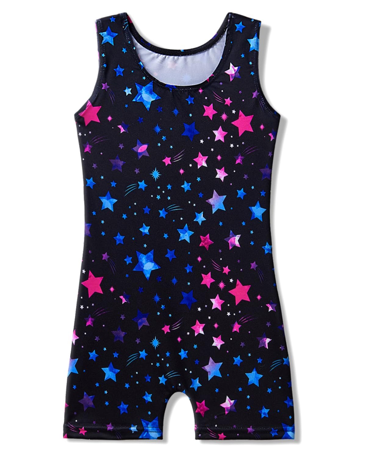 YDMZX Girls Gymnastics Leotard with Built-in Shorts – Sparkly, Durable No-See-Through Fabric, 4-Way Stretch