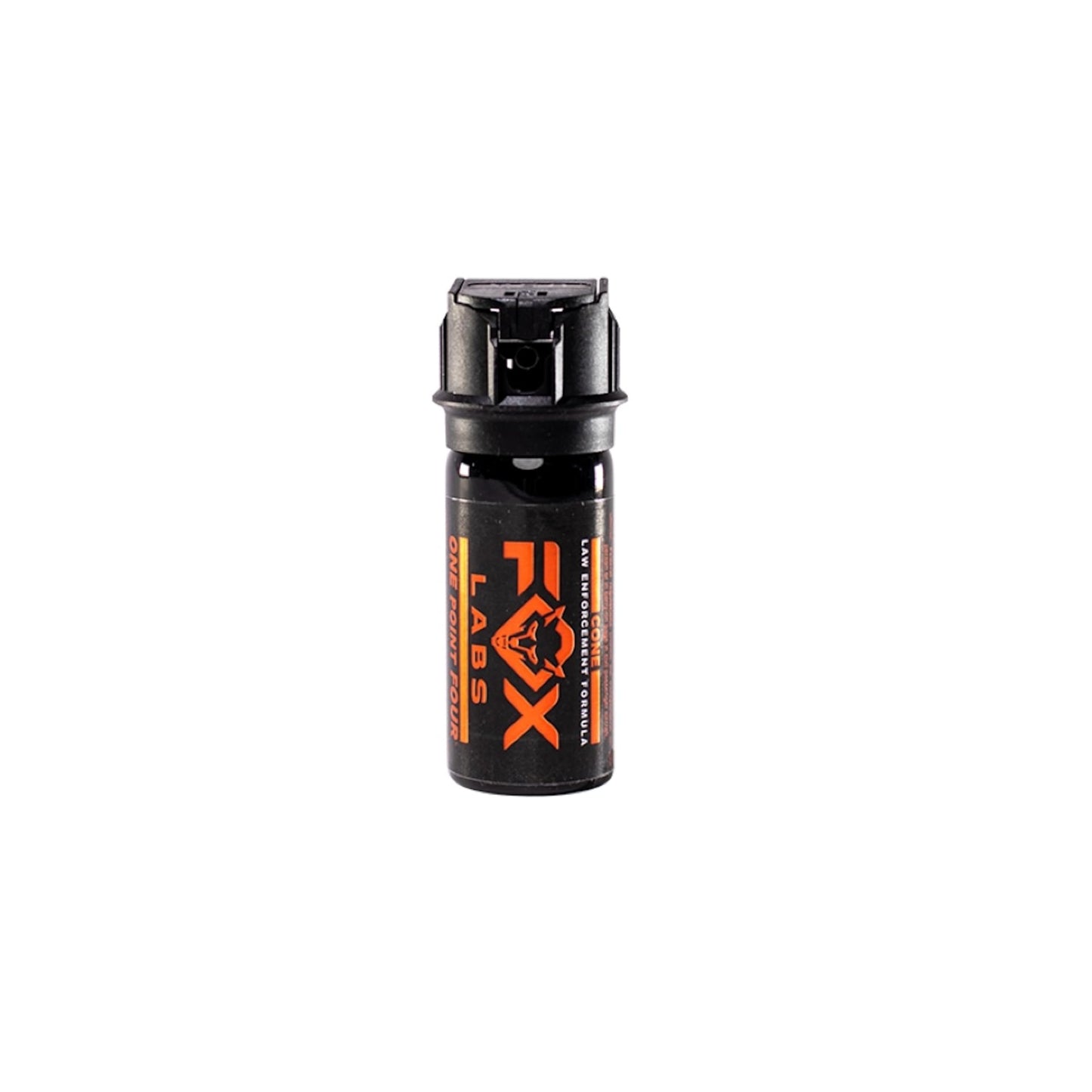 Fox Labs One Point Four Pepper Spray | Double Heat Formula | 1.4% MC, 4% OC Police Strength Pepper Spray for Self Defense, 5.3M SHU, Flip Top Safety with UV Marking Dye – (2 OZ (Cone Fog))