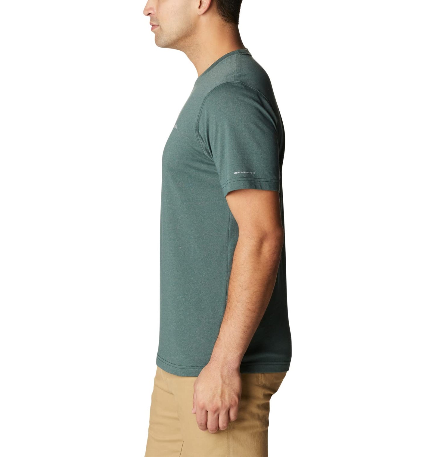 Columbia Men's Big & Tall Thistletown Hills Short Sleeve, Spruce Heather, Large B&T
