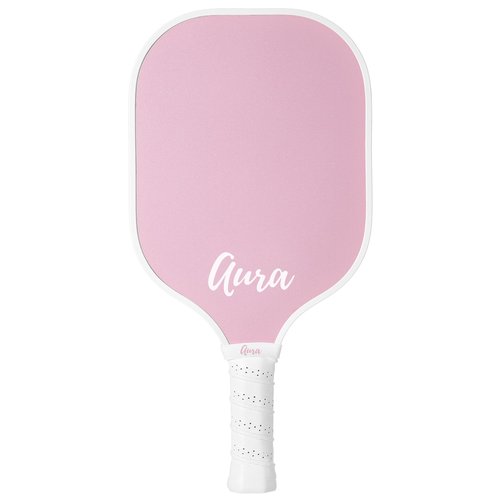Cute Pink Pickleball Paddle | Fiberglass Surface Pickleball Racket with Comfort Cushion Grip | Lightweight Ideal for Beginners | Pickleball Gifts for Women