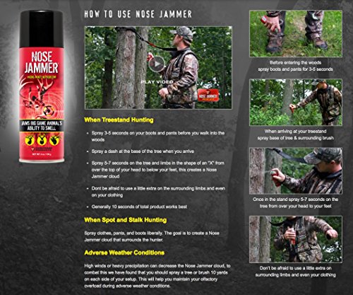 Nose Jammer Gear-N-Rear Hunting Wipes - 20 Scent-Free Field Wipes