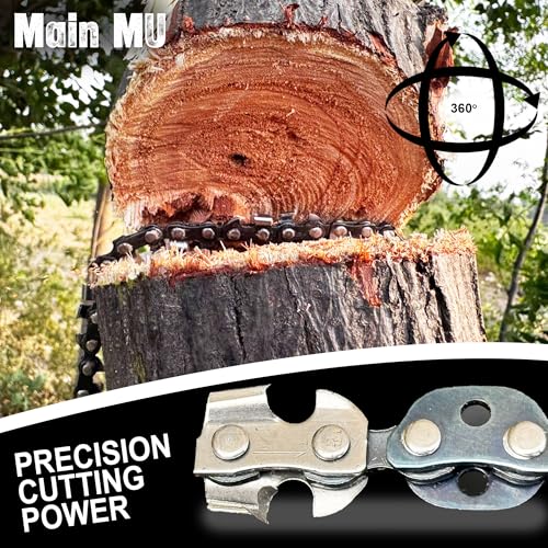 55 Inch Dual-Sided Rope Chainsaw with 70 Sharp Teeth for Tree Limb Cutting