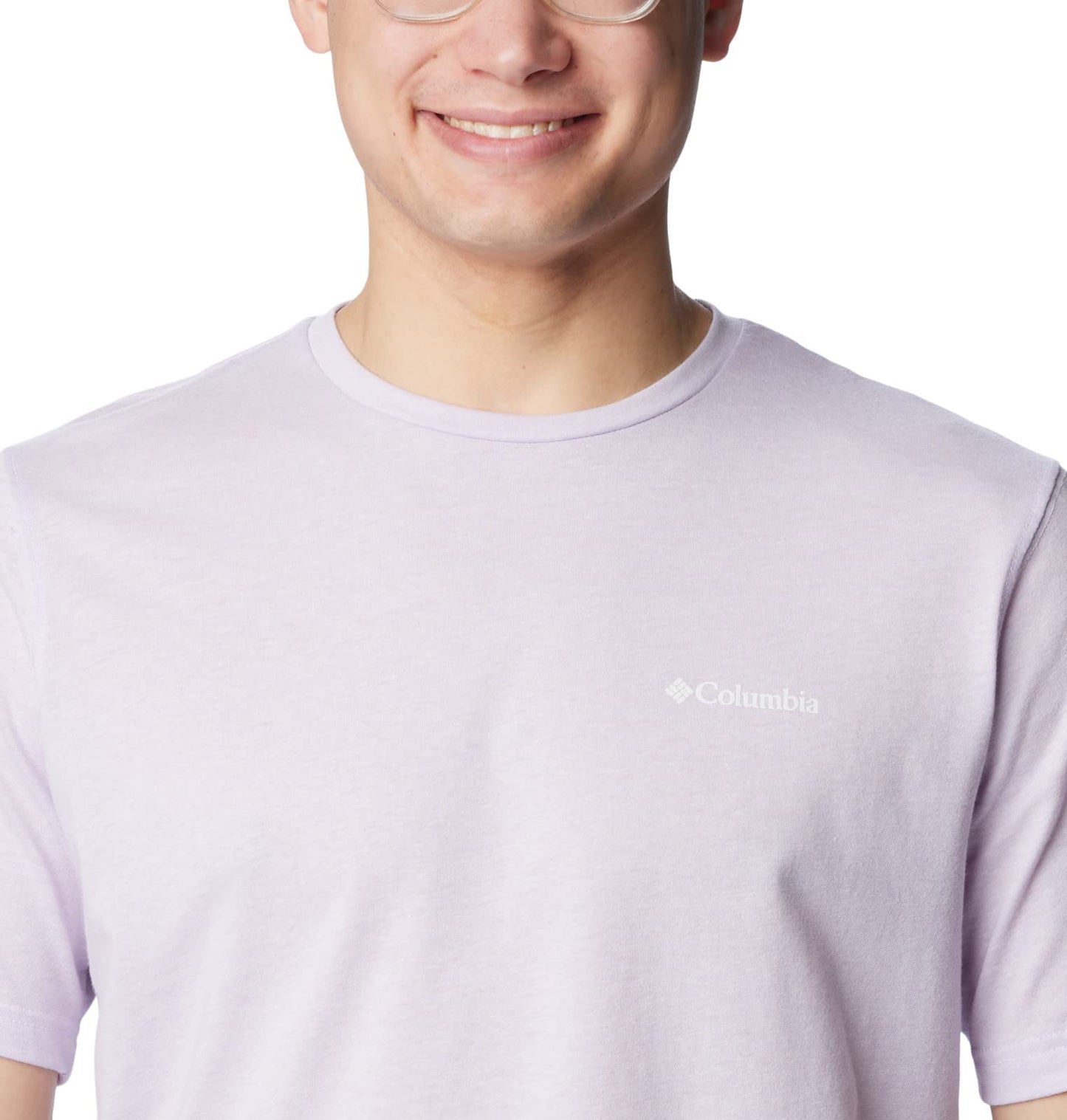 Columbia Men's Thistletown Hills Short Sleeve, Purple Tint Heather, 3X Tall