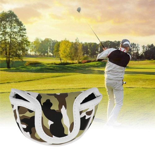 HISTAR Golf Small Mallet Putter Cover with Magnetic Closure for Scotty Cameron (Camouflage Gray)