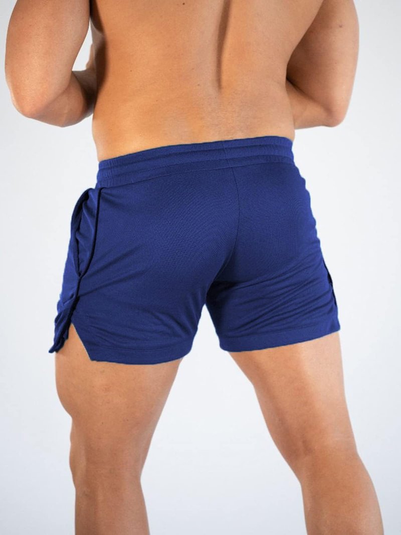 Surenow 3 Pack Mens Running Gym Shorts Quick Dry Workout Lightweight Shorts 3 Inch Breathable Athletic Shorts with Pockets