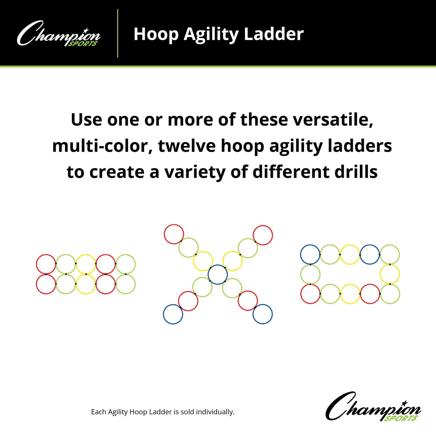 Champion Sports Hoops Agility Ladder