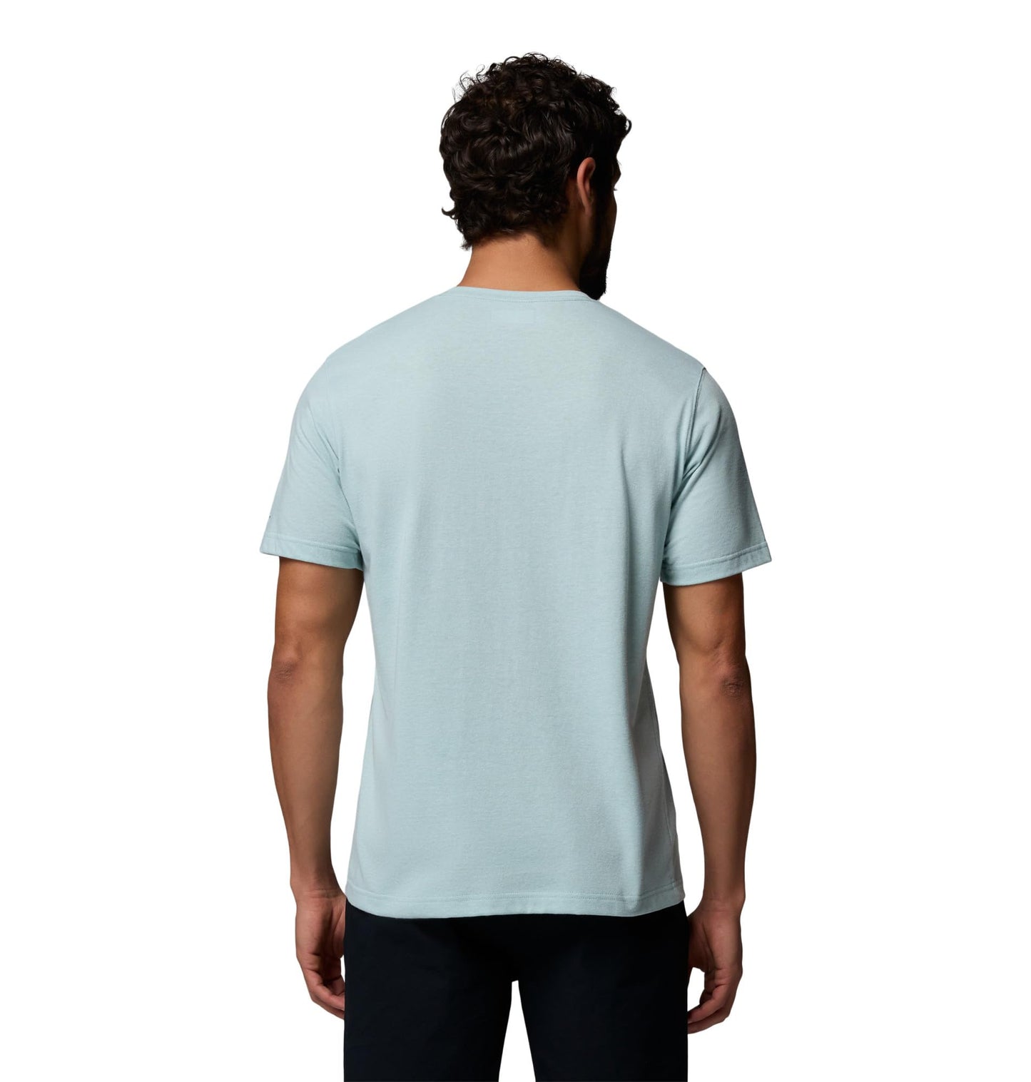 Columbia Men's Thistletown Hills Short Sleeve T-Shirt, Crushed Blue/Heather, X-Large