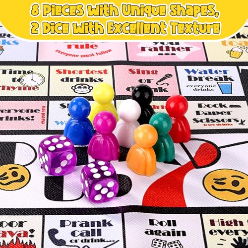 Funny Drinking Board Game for Adults - 2-8 Players