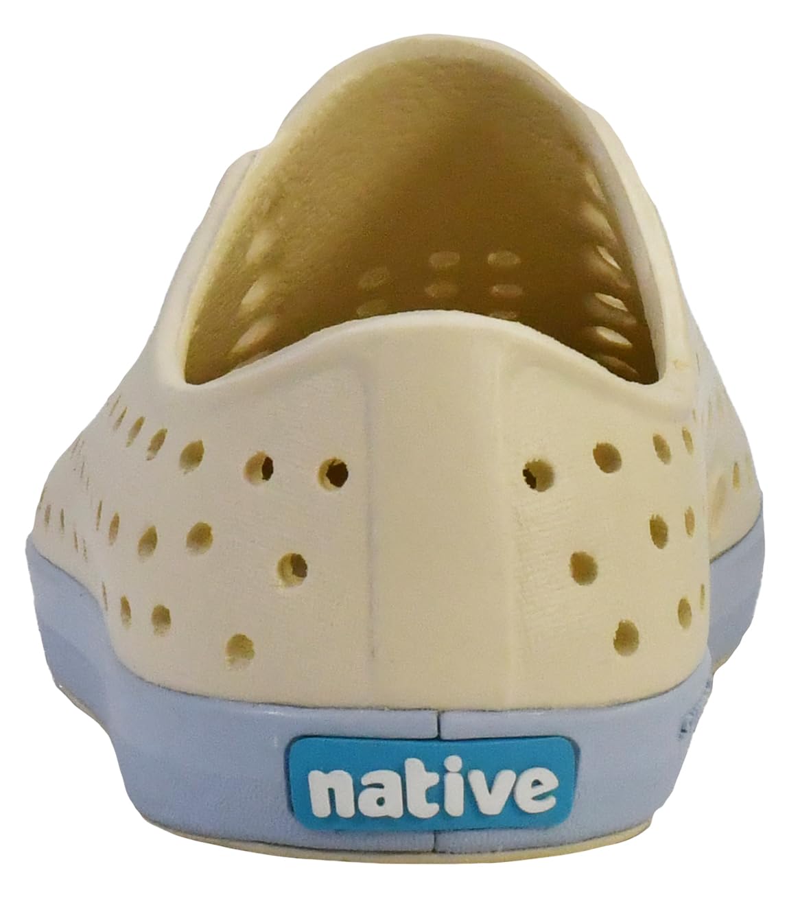 Native Shoes Unisex-Kids Jefferson Sneakers, Bone White/Skyway Blue, 2 Little Kid