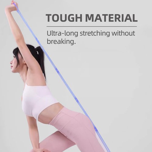 Flexoria Resistance Bands for Working Out, Adjustable 7-Ring with Handles, Exercise Stretch Bands for Women&Men Fitness,Pilates,Yoga and Physical Therapy (2 Packs)