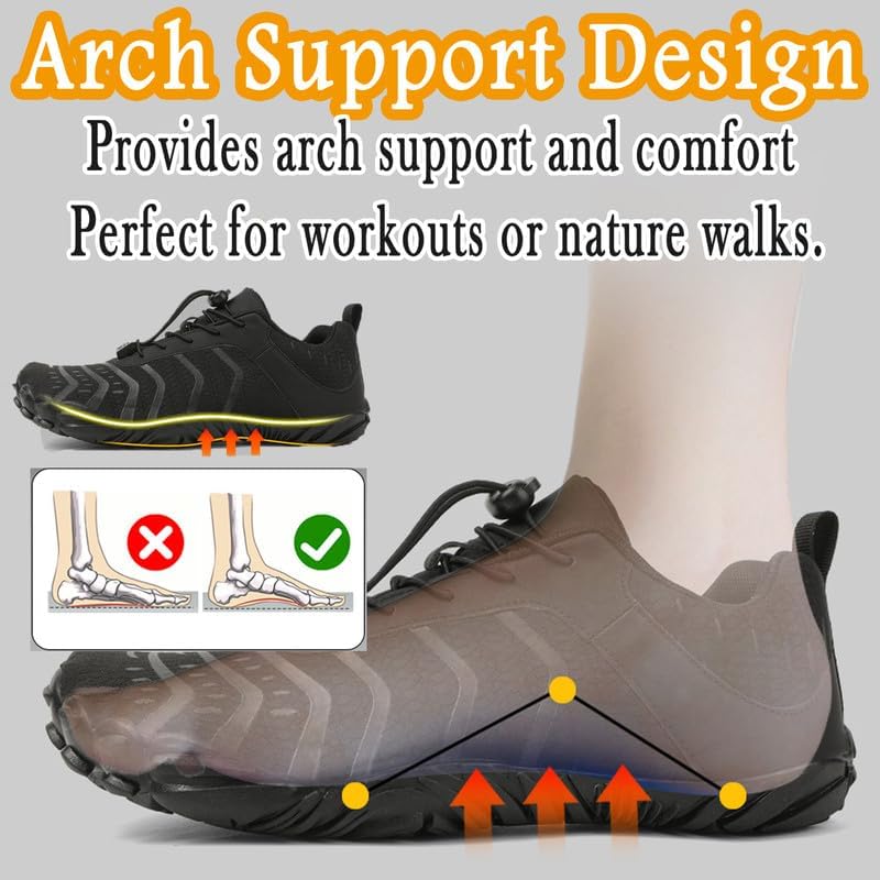 Minimalist Barefoot Shoes for Men and Women - Zero Drop Hiking & Workout Footwear