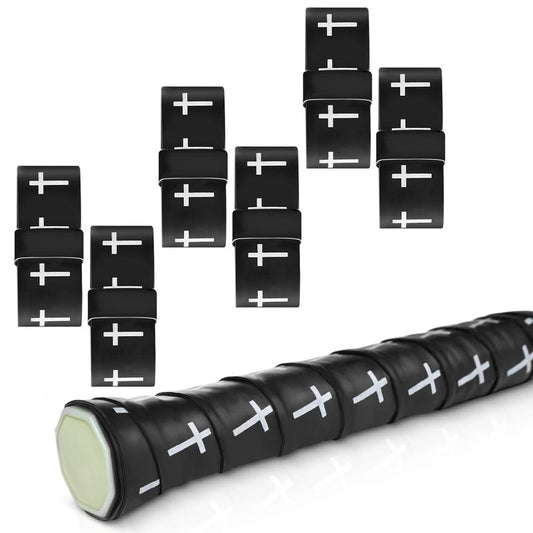 Eyourlife 6pcs Tennis Racket Grip Tape PU Overgrip for Anti-Slip & Shock Absorption Athletic Tape for Bat Training Sessions Matches Badminton & Pickball Player