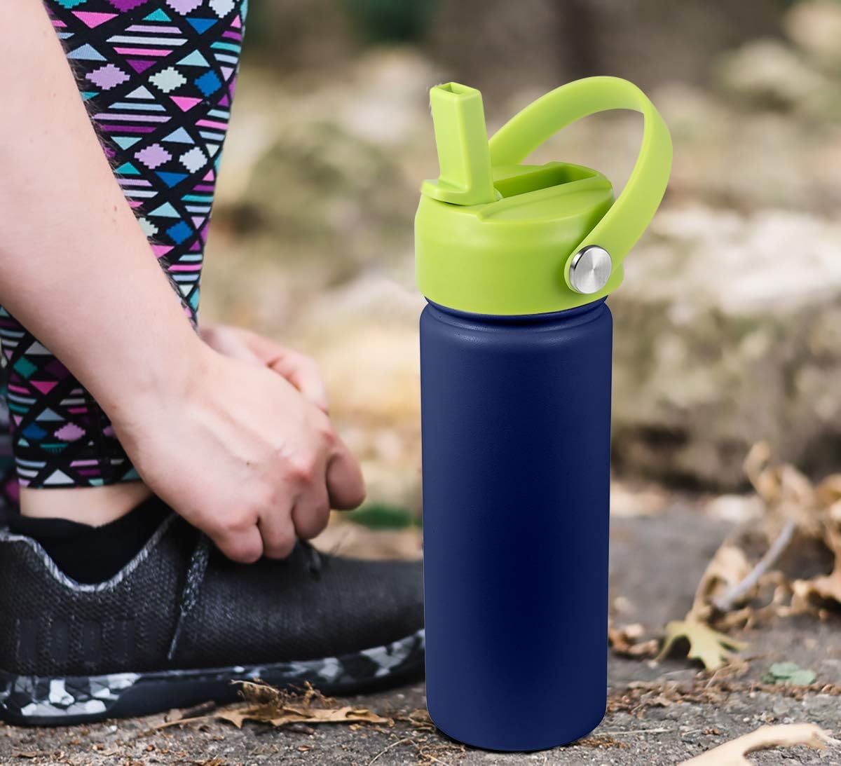 Regine Switzerland Straw Lid for Hydro Flask - Flexible Handle Replacement Cap for 32/40 oz Wide Mouth