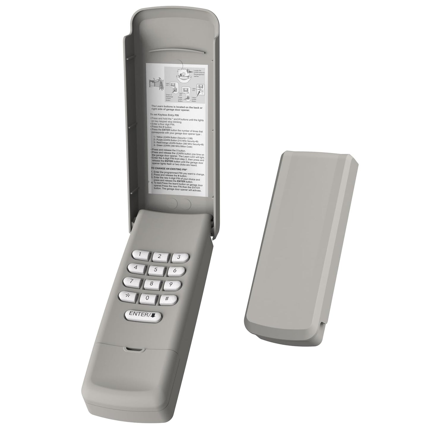 Garage Door Opener Keypad Universal Compatible with Liftmaster Chamberlain Craftsman Opener Remote Replace 877MAX 878MAX G940EV-P2 377LM 877LM 977LM 66LM CMXZDCG440 Wireless Keypad