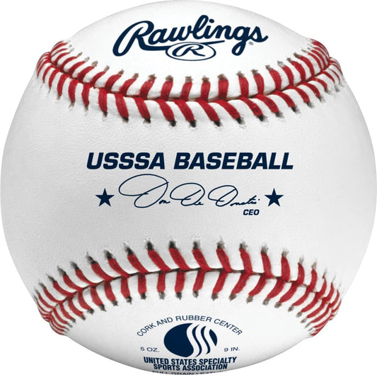Rawlings USSSA Baseballs - Competition Grade ROLB1USSSA for Youth 14U | Multiple Count Options