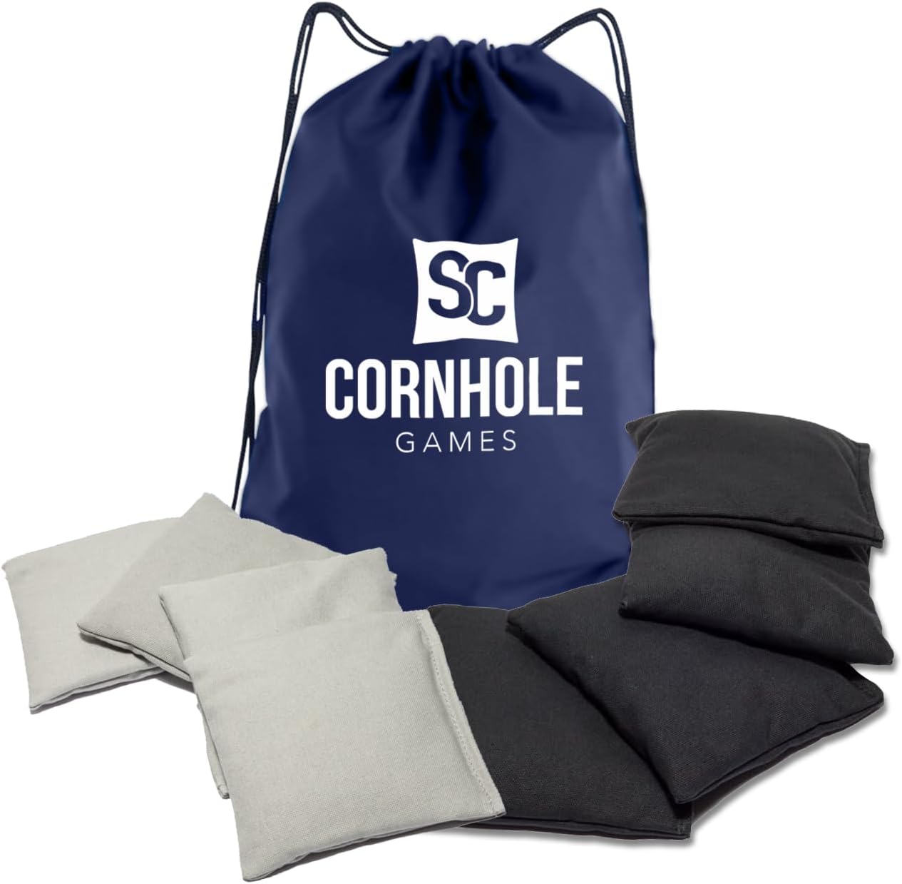 Weather Resistant Cornhole Bags - Professional Regulation Size 16 oz | Set of 8 for Pro Boards