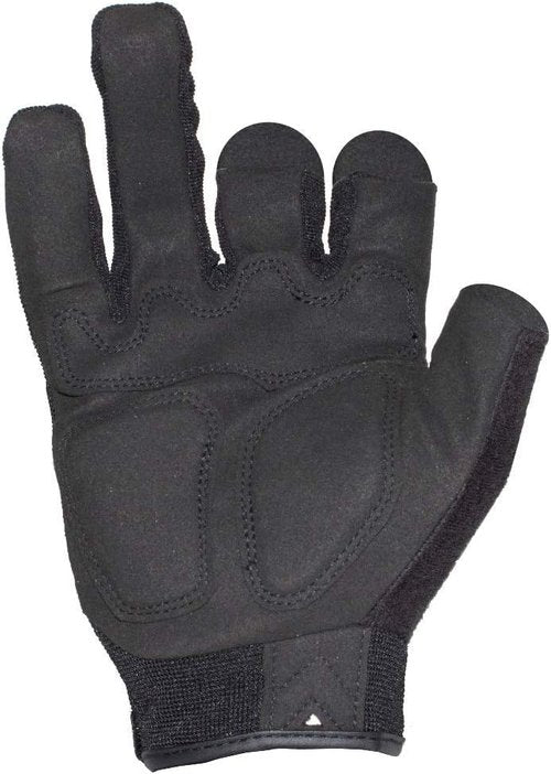 Ironclad Tactical Gloves - Impact Trigger Design | TAA Compliant, Machine Washable, Black, Size M (1 Pair)