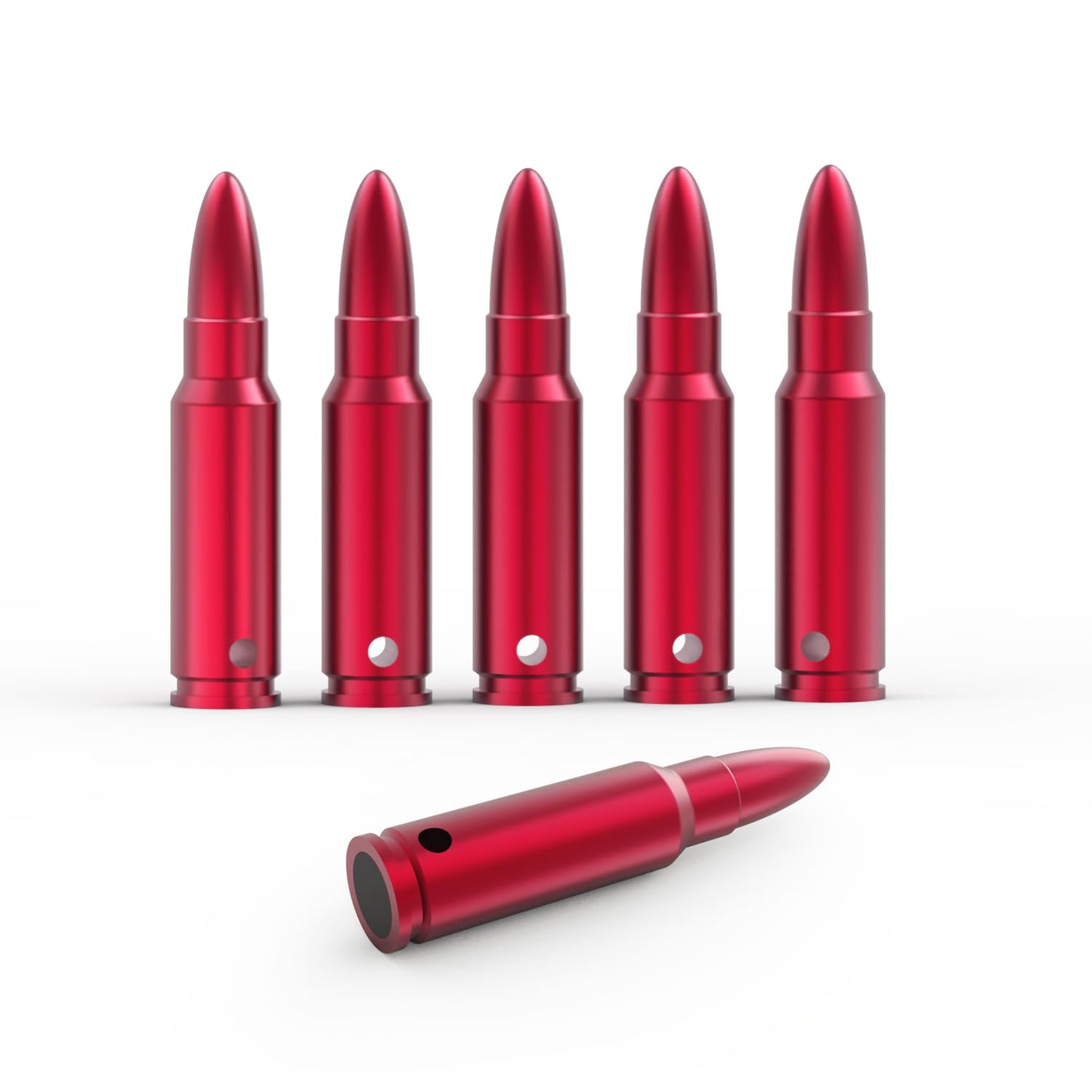 CTPAUITF Training Snap Caps Dummy Rounds, Durable CNC-Machined Aluminum Alloy Safe for Handling Drills & Dry Fire Practice, Ideal for Shooting Skill Training.