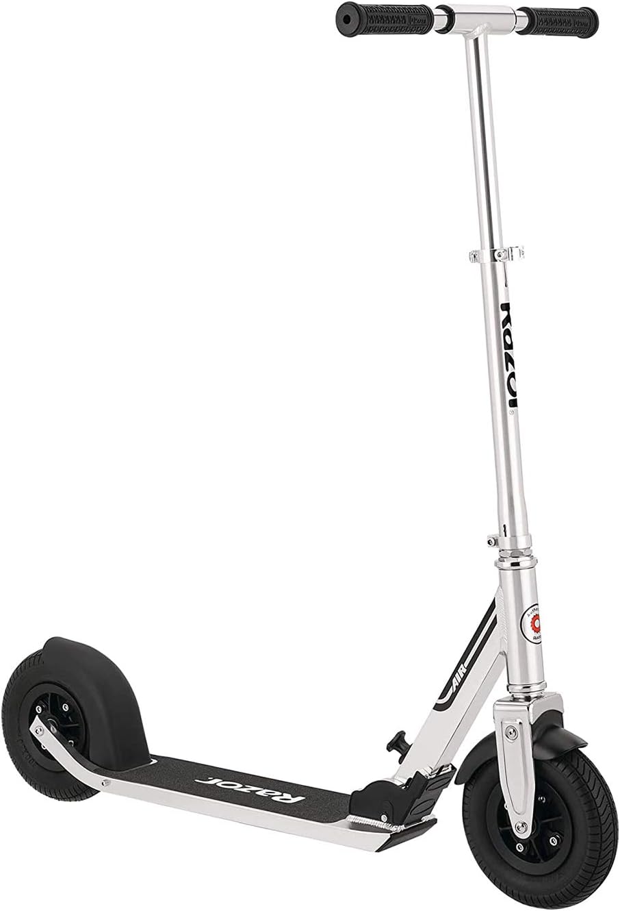 Razor A5 Air Kick Scooter - Extra-Long Deck, 8" Pneumatic Wheels | Foldable & Lightweight for Ages 8+