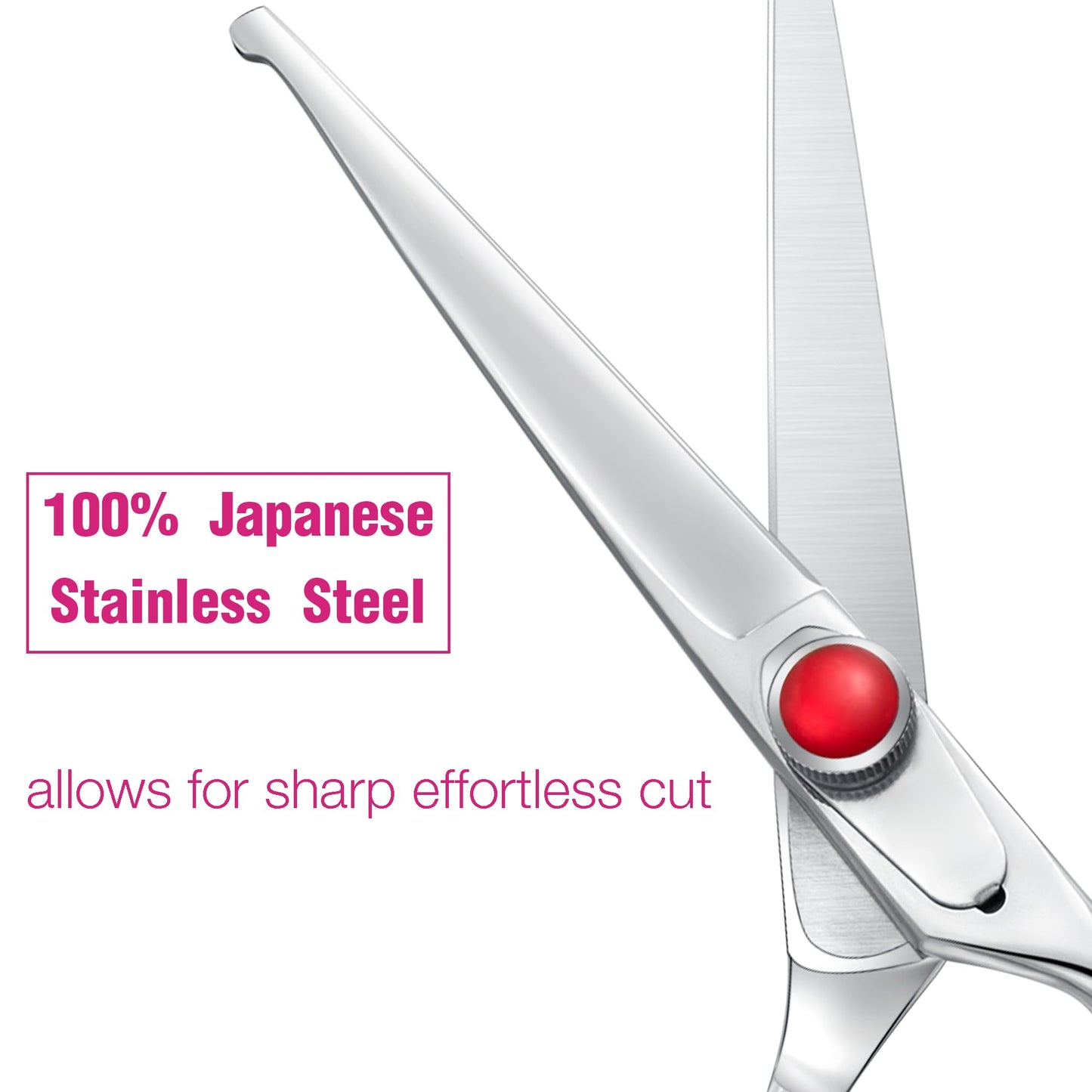 6" Kids Hair Cutting Scissors Shears Safety Rounded Tips Kids Haircut Scissors for Children Baby Toddler Girls Boys Japanese Stainless Steel Silver Gift Dragon Creek