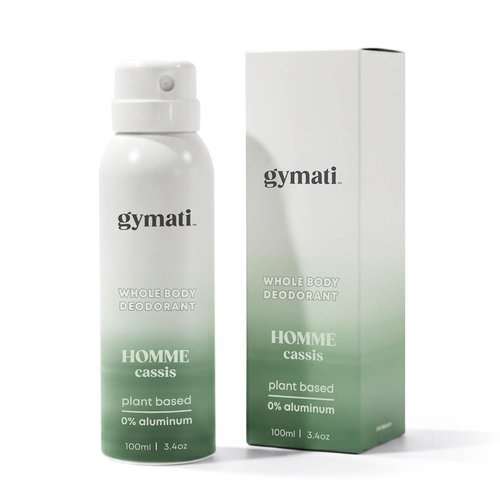 Gymati Natural Deodorant Body Spray - Aluminum-Free, Plant-Based Formula with Aloe & Zinc, Long-Lasting Scent for Men