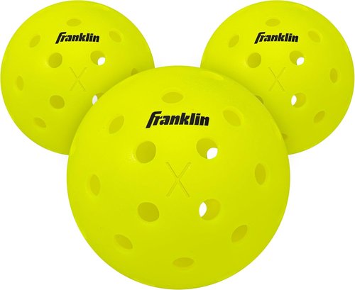 Franklin Sports X-40 Outdoor Pickleballs - Official USA Pickleball Ball | Regulation Size for APP Tour & US Open