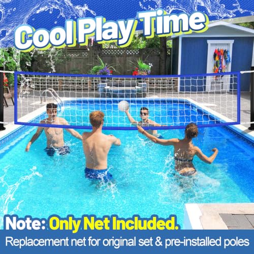 15ft UV Resistant Pool Volleyball Net - Blue