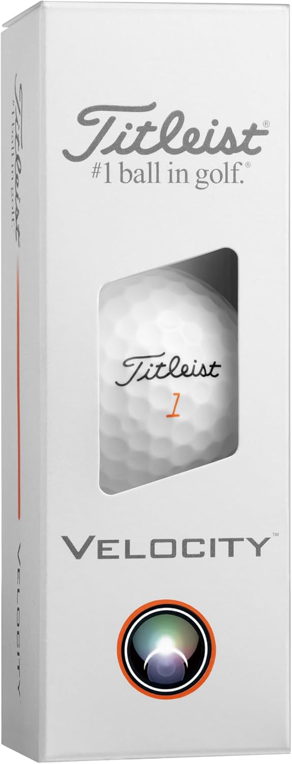 Titleist Velocity Golf Balls - High Performance Distance & Accuracy | One Dozen